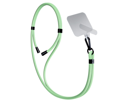 Etui do telefonów 3MK Sznurek do Etui EasyClip Green (black) 5903108568630